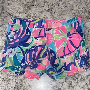 Lilly Pulitzer Pink and Blue Floral shorts